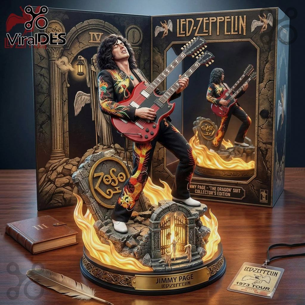 Led Zeppelin Jimmy Page ‘Dragon Suit’ Collector’s Edition Statue