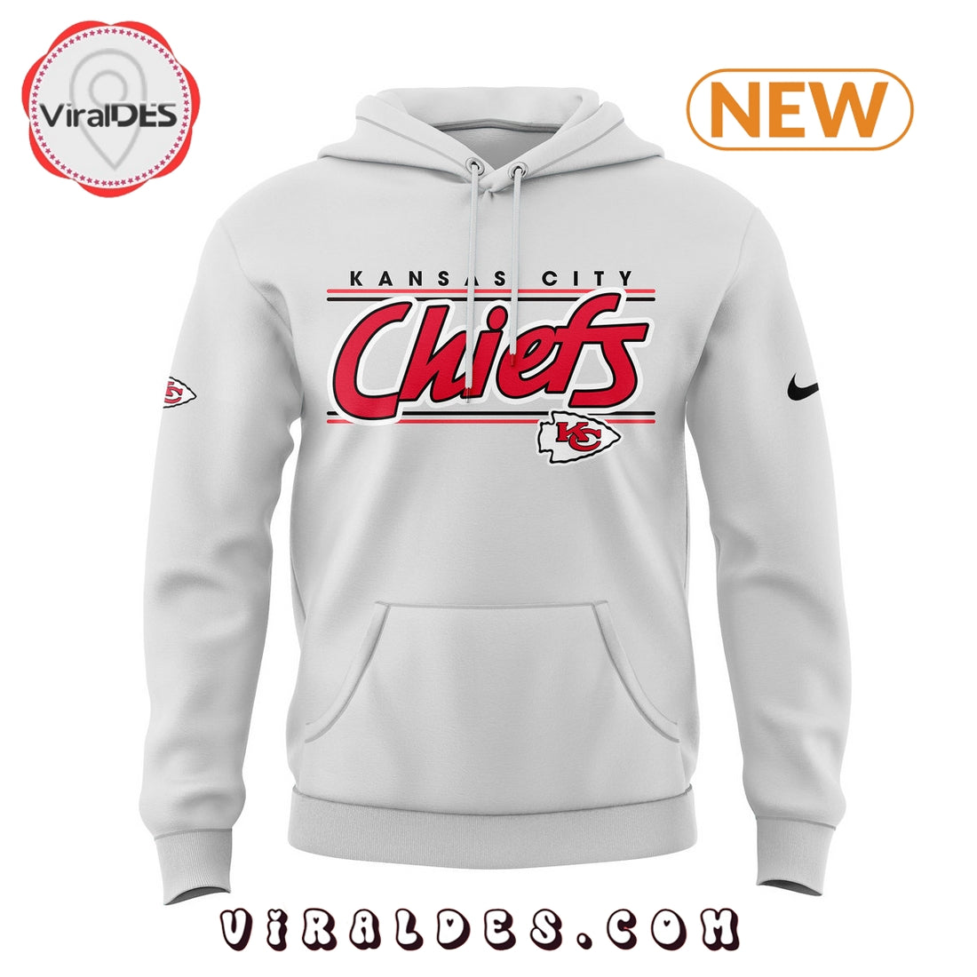 Limited Edition Kansas City Chiefs White Hoodie