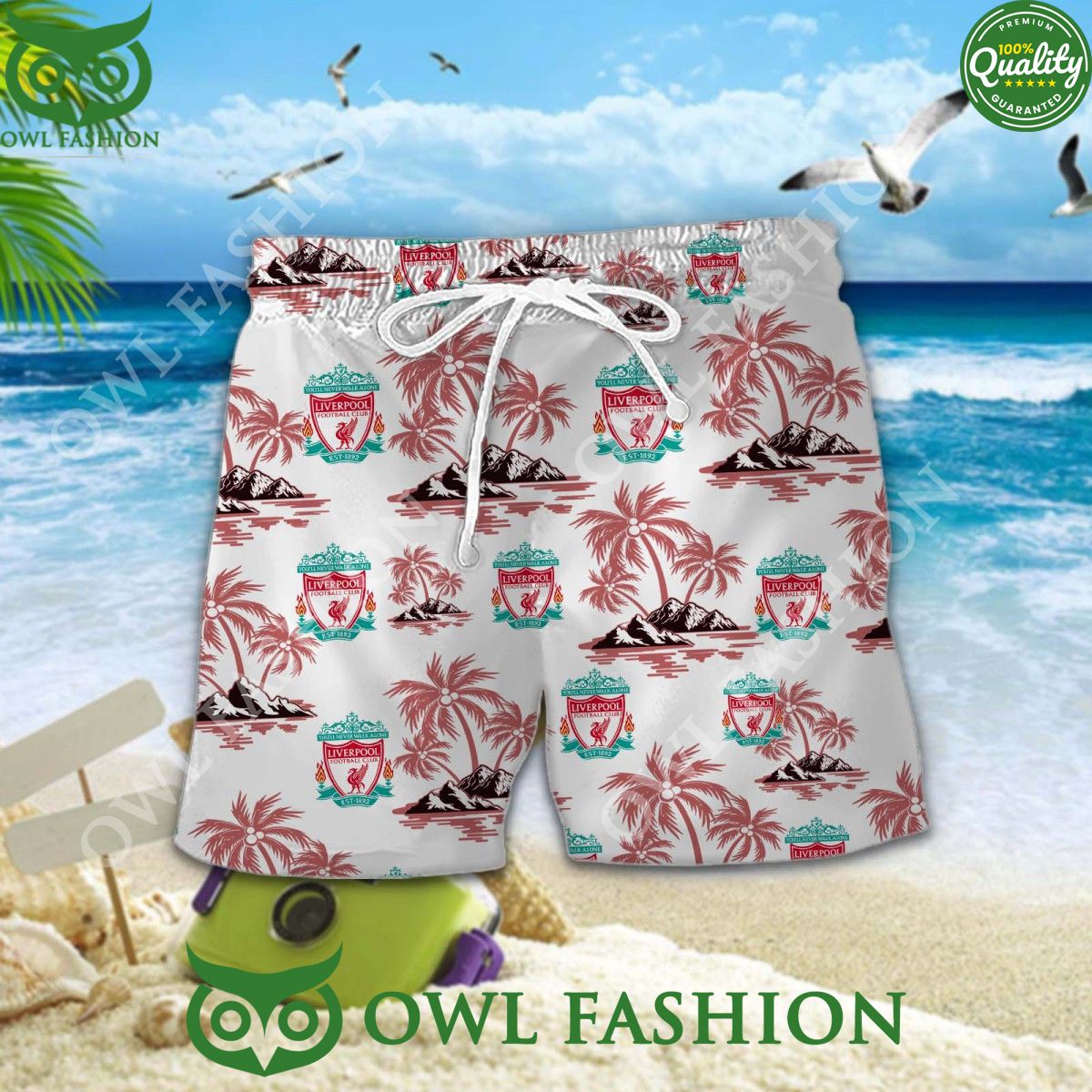 Liverpool F.C Jürgen Klopp EPL Coconut Hawaiian shirt