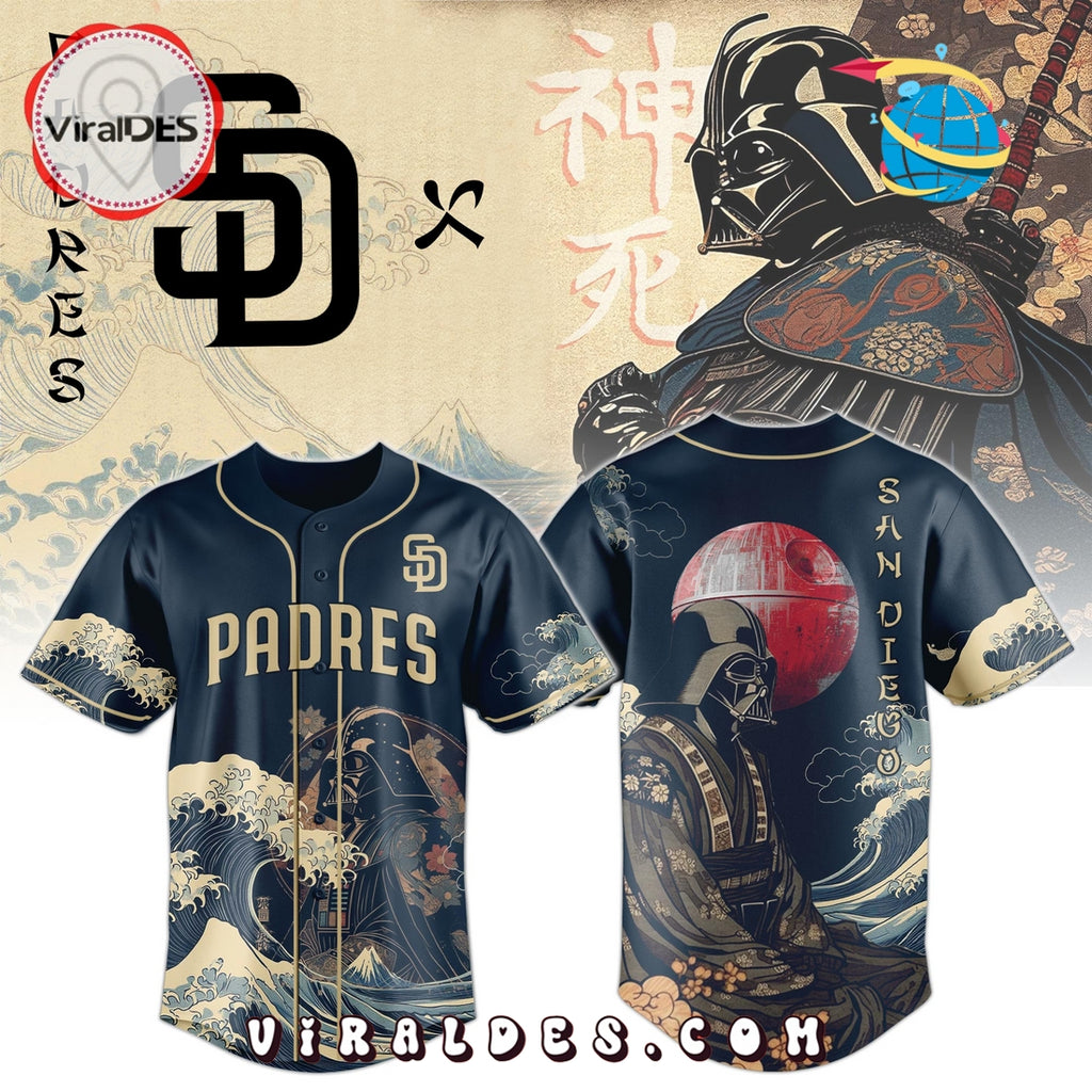 Lord Vader x Padres 2025 Japan Edition Baseball Jersey