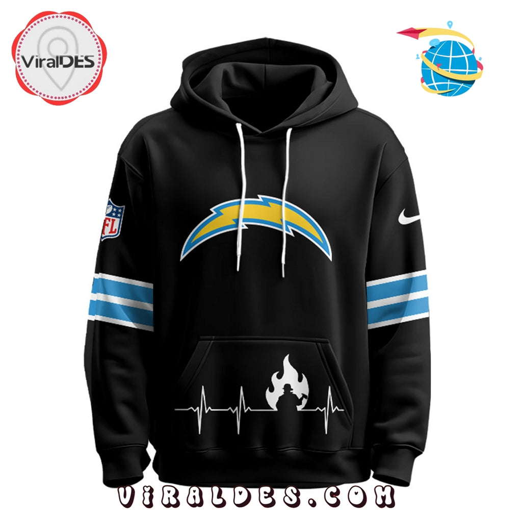 Los Angeles Chargers x Firefighter Appreciation Night Game Hoodie 2025