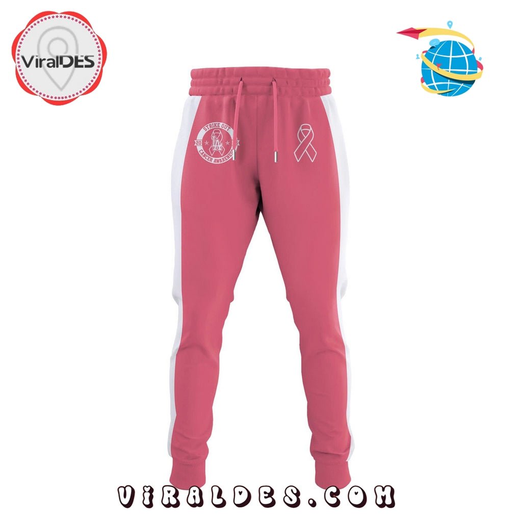 Los Angeles Dodgers Cancer Awareness Day Hoodie, Long Pants