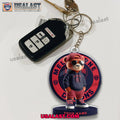 Melbourne Football Club Teddy Bear Custom Keychain