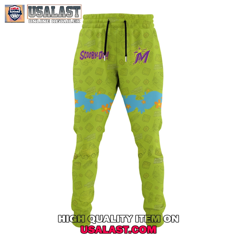 Miami Marlins Scooby Doo Night 3D Hoodie Set