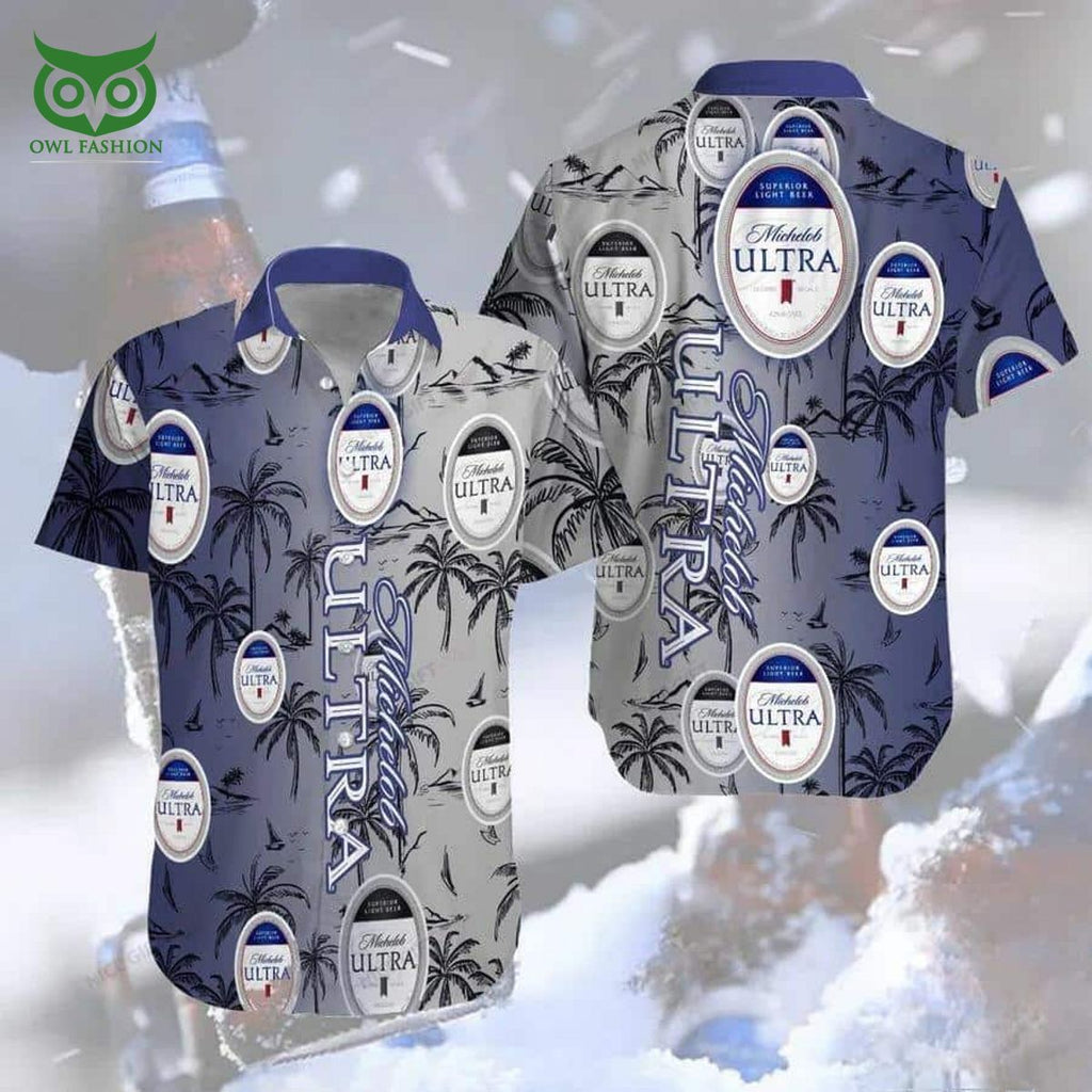 Michelob Ultra Hawaiian Shirt Unusual Gift For Beer Lovers