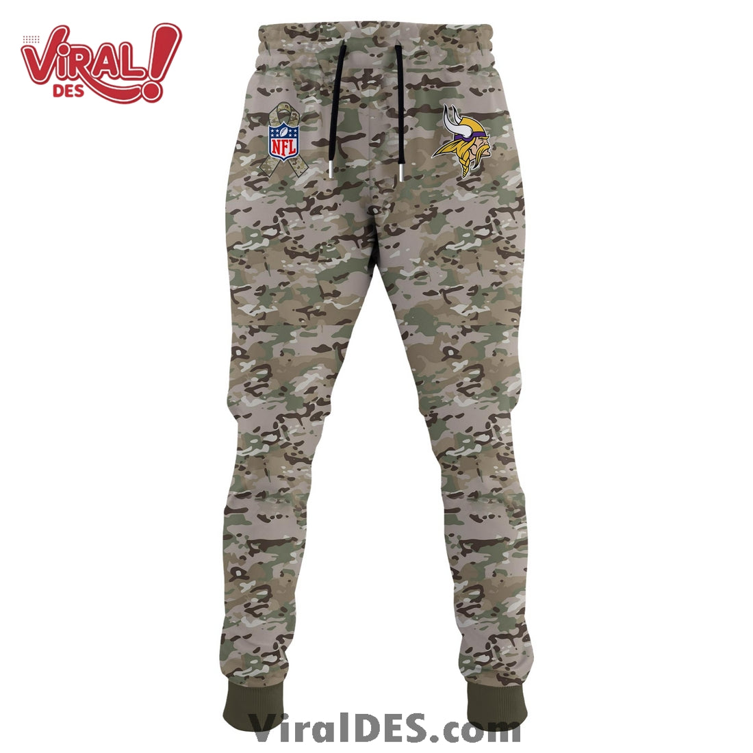 Minnesota Vikings 2025 Salute to Service Hoodie, Long Pants