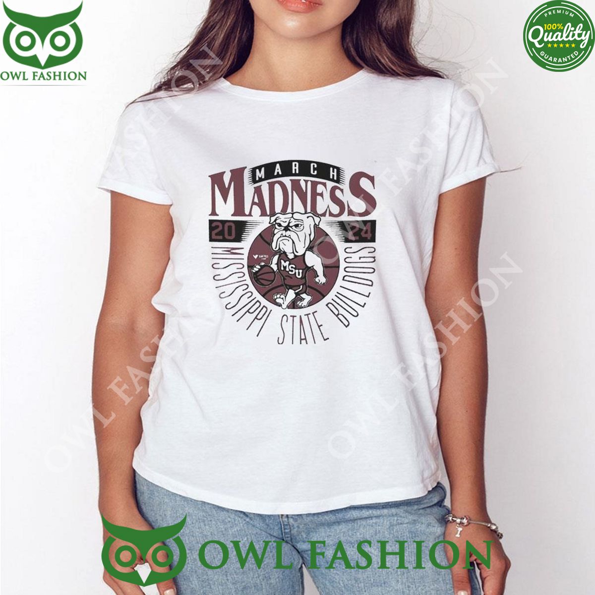 Mississippi State Bulldogs March Madness Mascot 2024 t shirt
