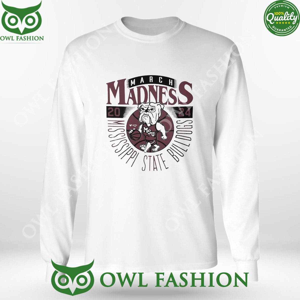 Mississippi State Bulldogs March Madness Mascot 2024 TShirt