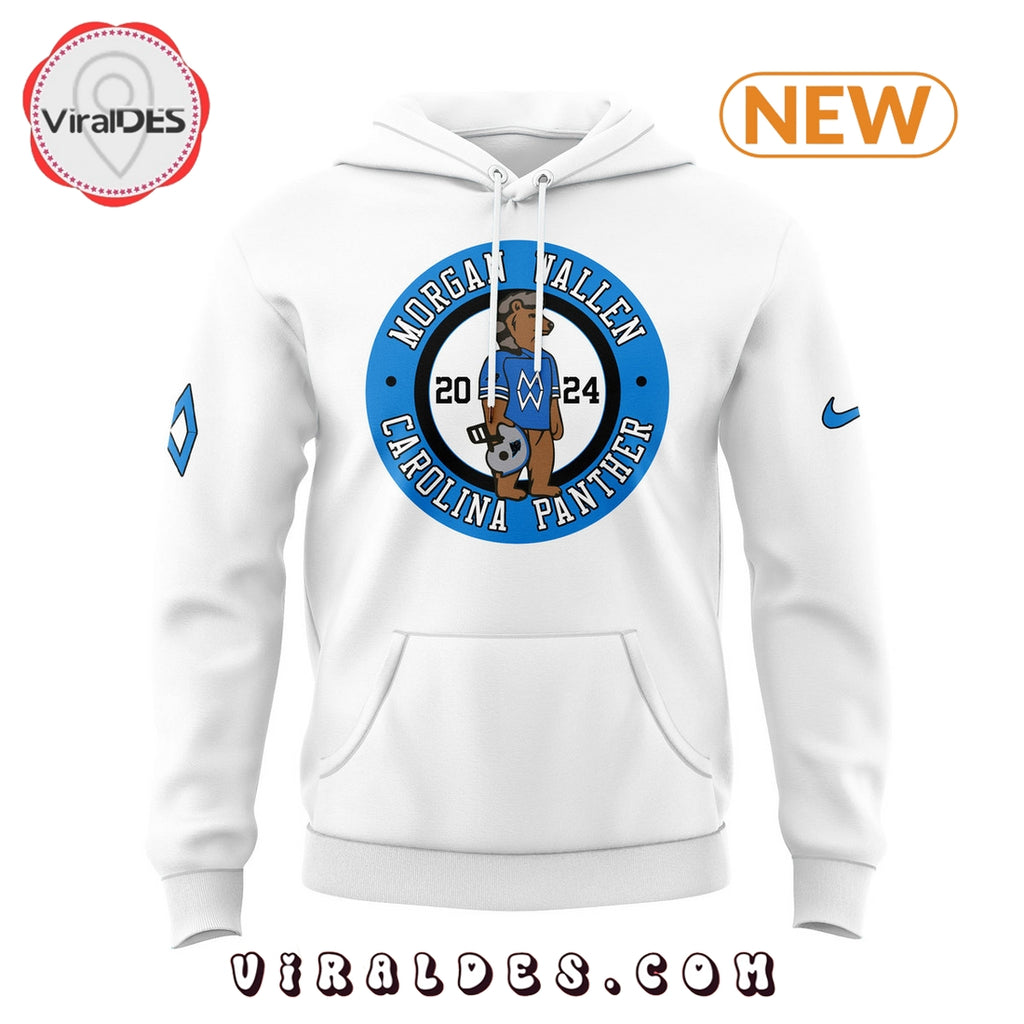 Morgan Wallen x Carolina Panthers White Hoodie, Jogger, Cap