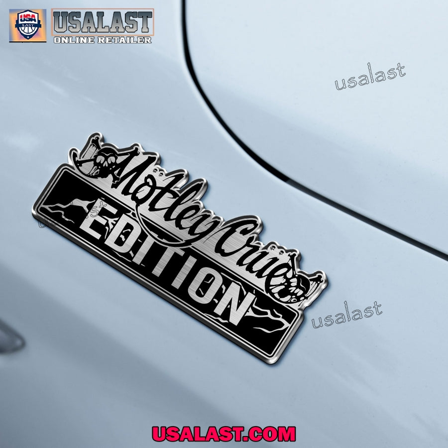Motley Crue Edition 3D Engraved Car Name Emblem