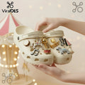 Musical Carousel Premium Crocs Clogs With Charms