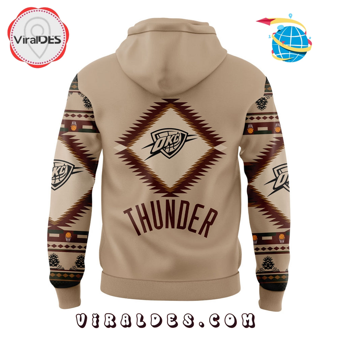Native American Heritage 2025 Oklahoma City Thunder Hoodie
