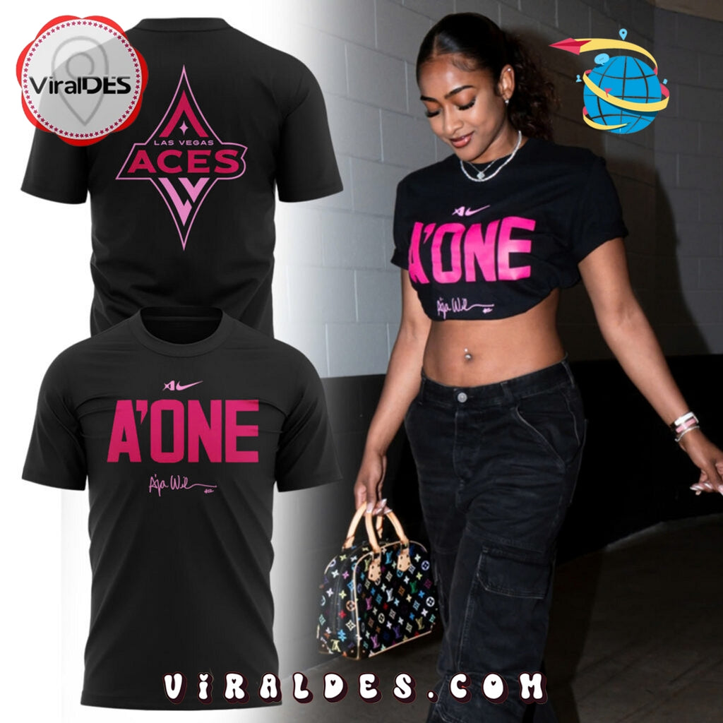 New A’ONE Las Vegas Aces Black Hoodie