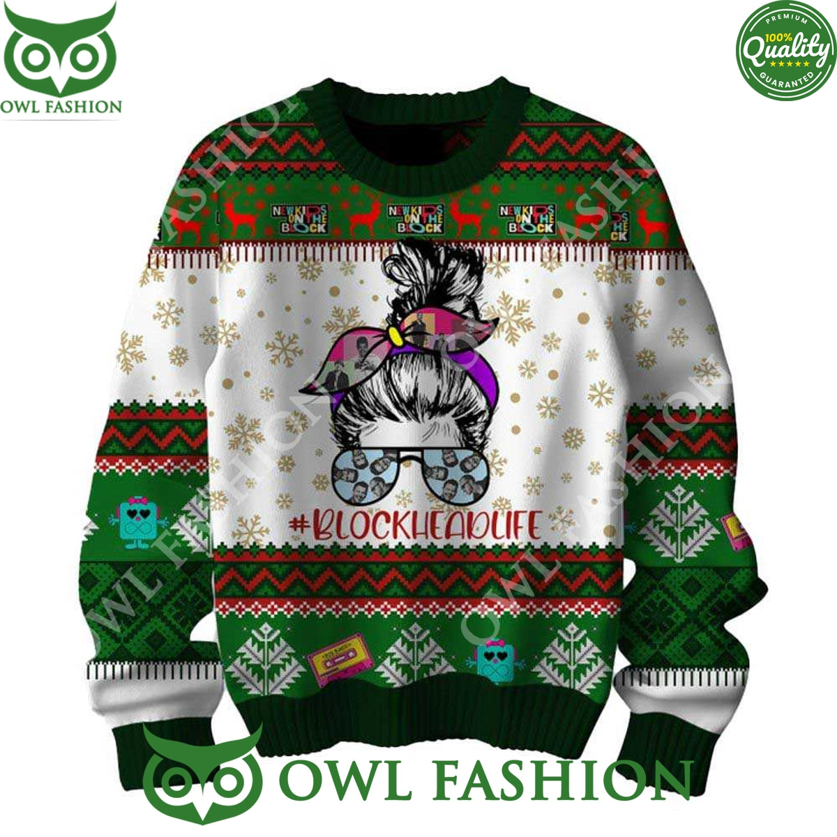 New Kids On The Block Merry Christmas To Au our Blockheads 2024 Sweater