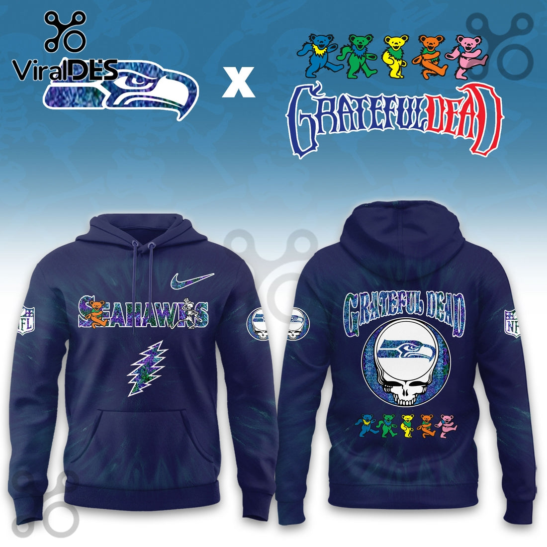New York Giants Grateful Dead Limited Hoodie 2025