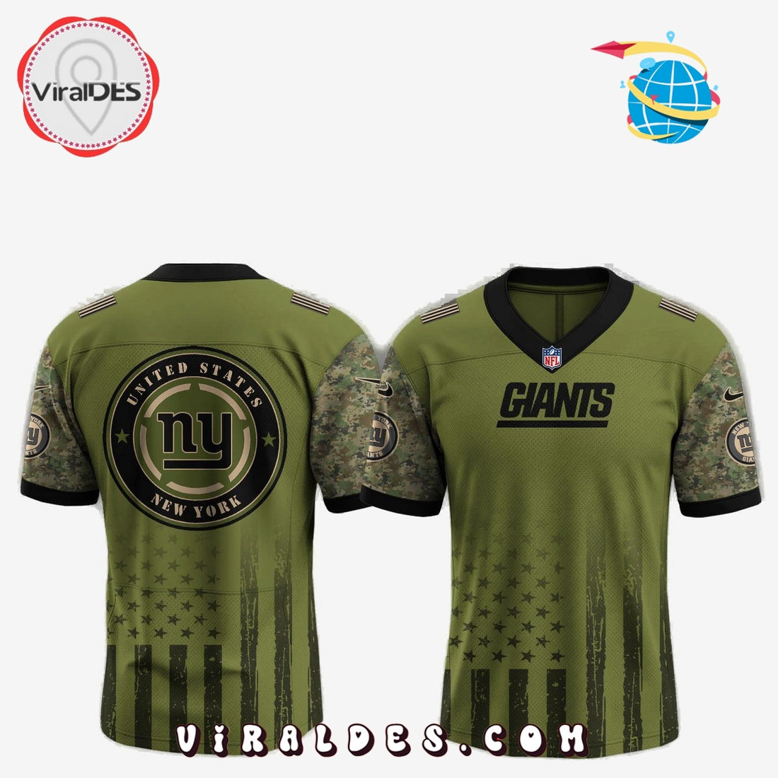 New York Giants x Independence Day 2025 Baseball Jersey