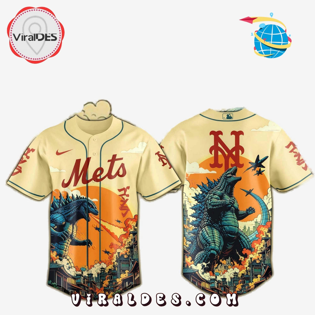 New York Mets 2025 Godzilla Limited Edition Jersey