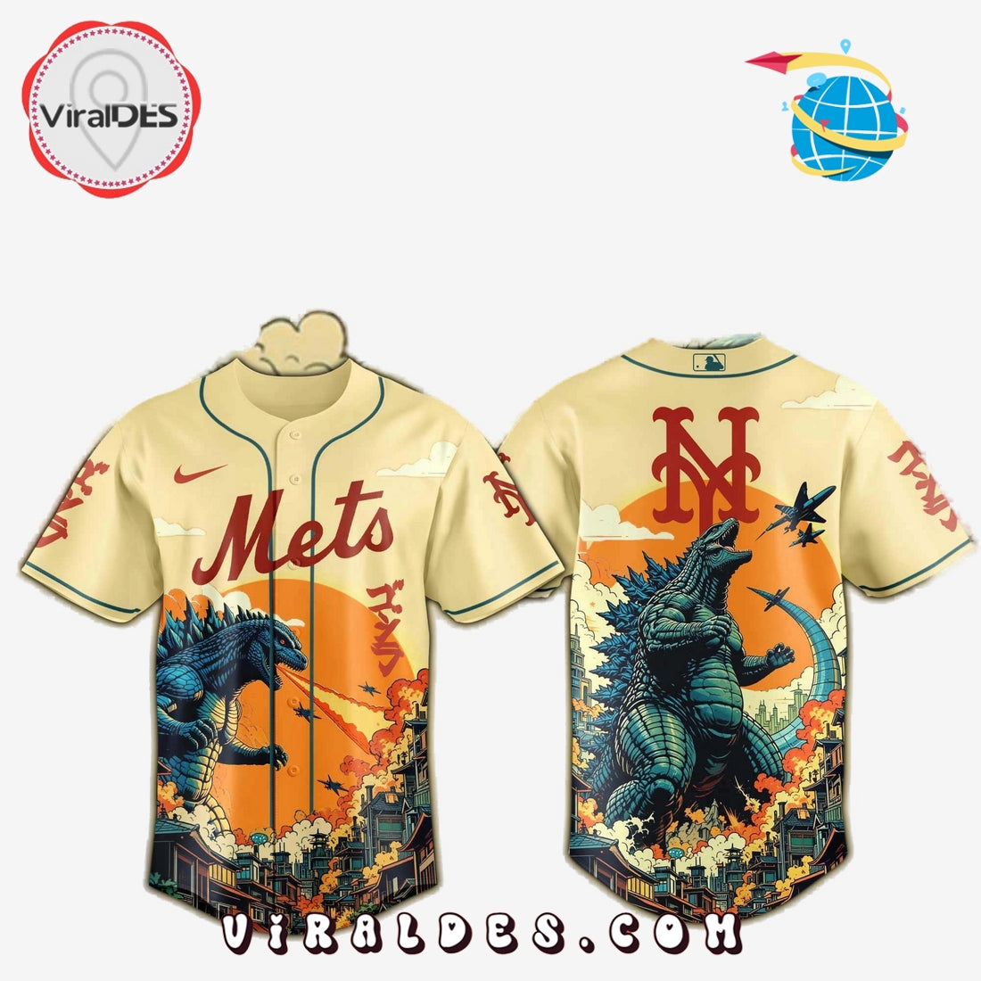New York Mets 2025 Godzilla Limited Edition Jersey