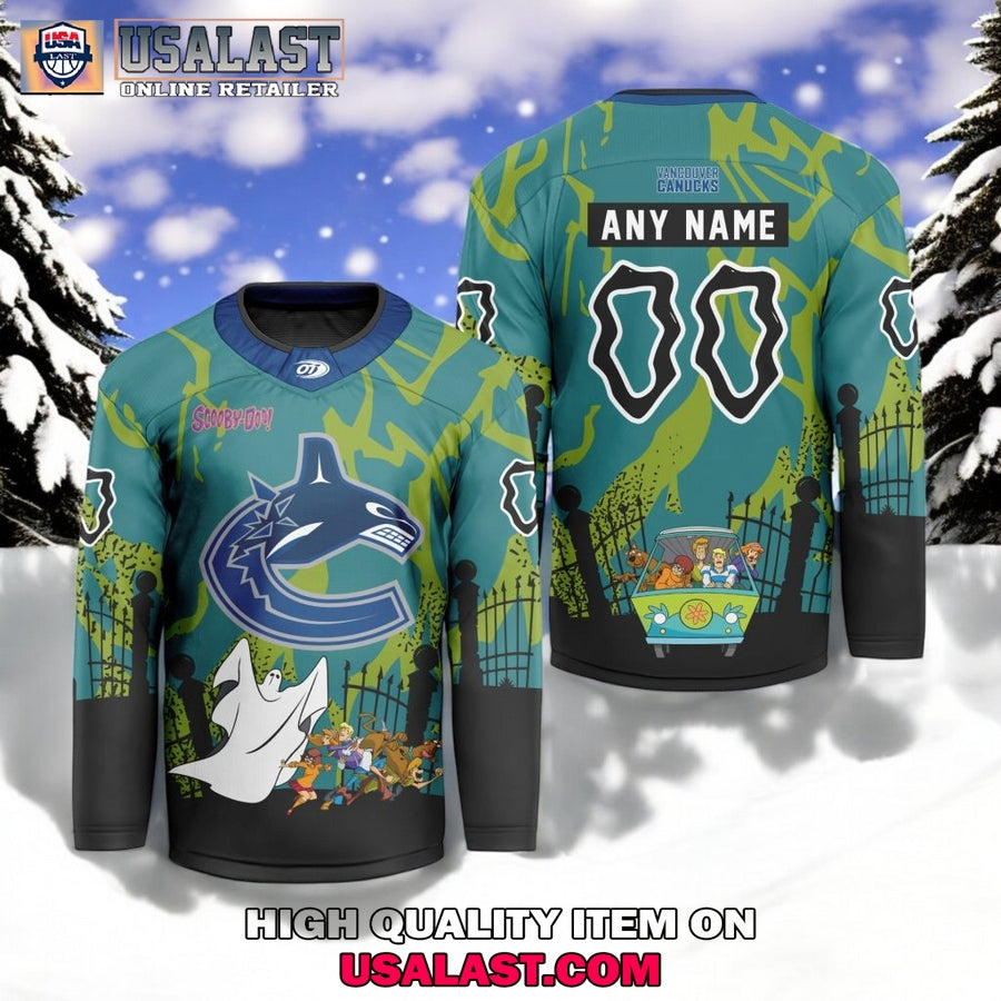 NHL Vancouver Canucks x Scooby Doo Hockey Jersey