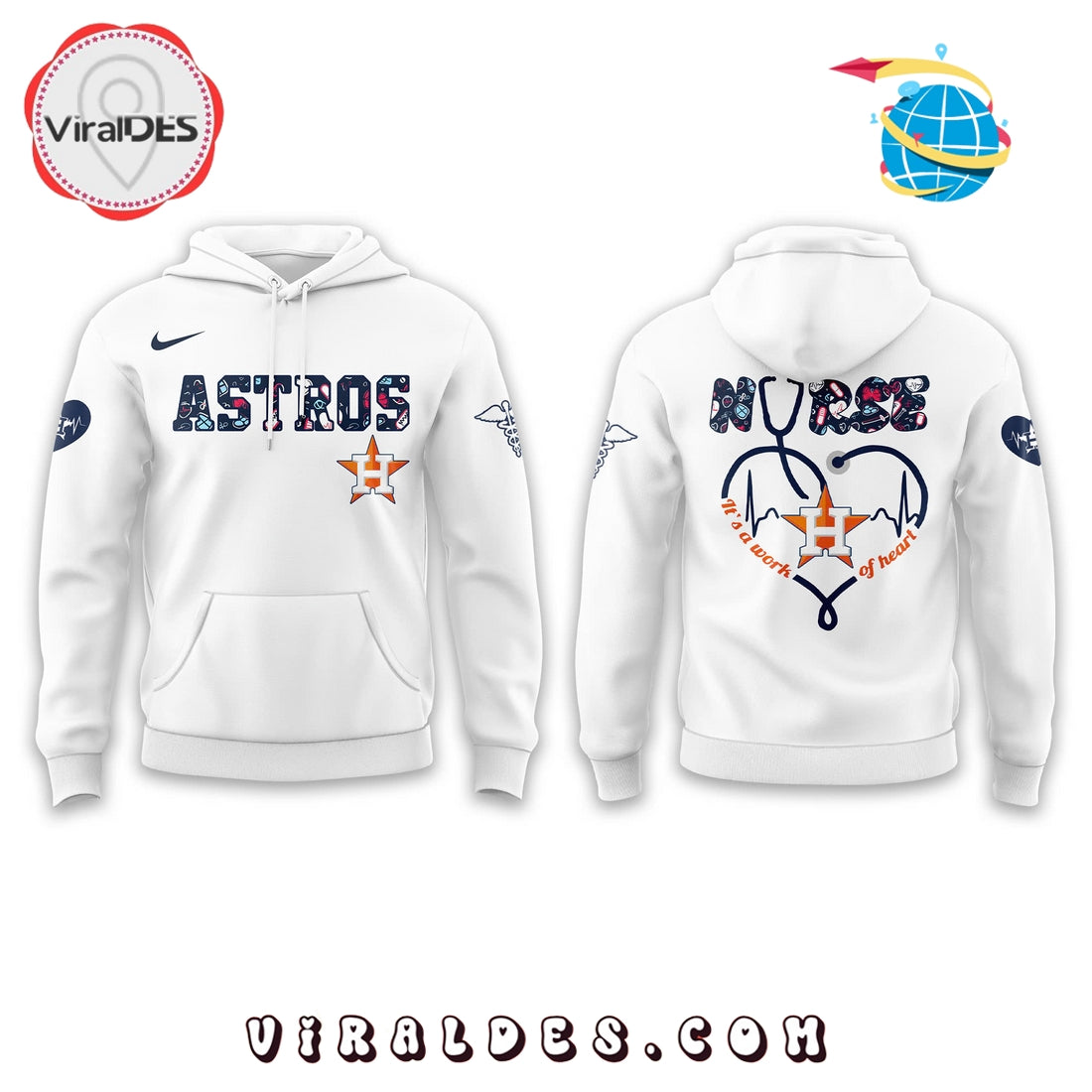 Nurses Night x Houston Astros Hoodie, Long Pants