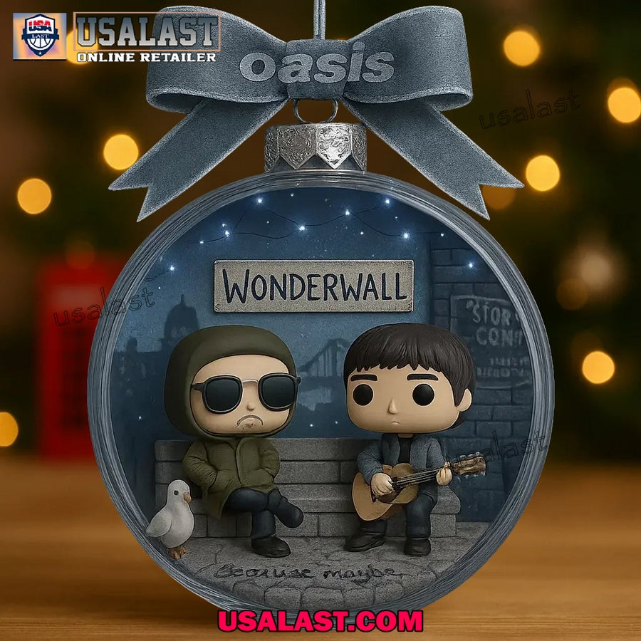 Oasis Britpop Christmas Ornament