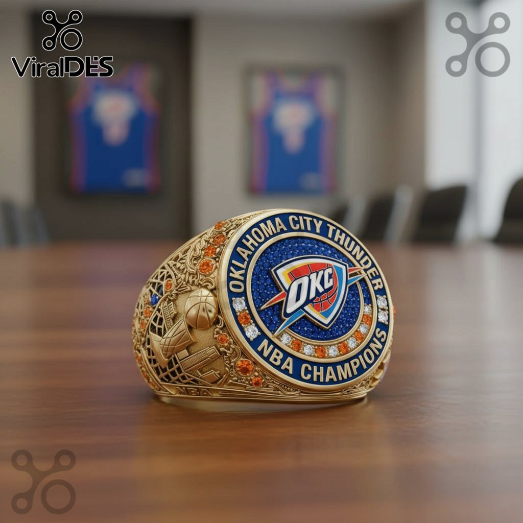 Oklahoma City Thunder NBA Champions Ring – Limited Edition Commemorative Ring
