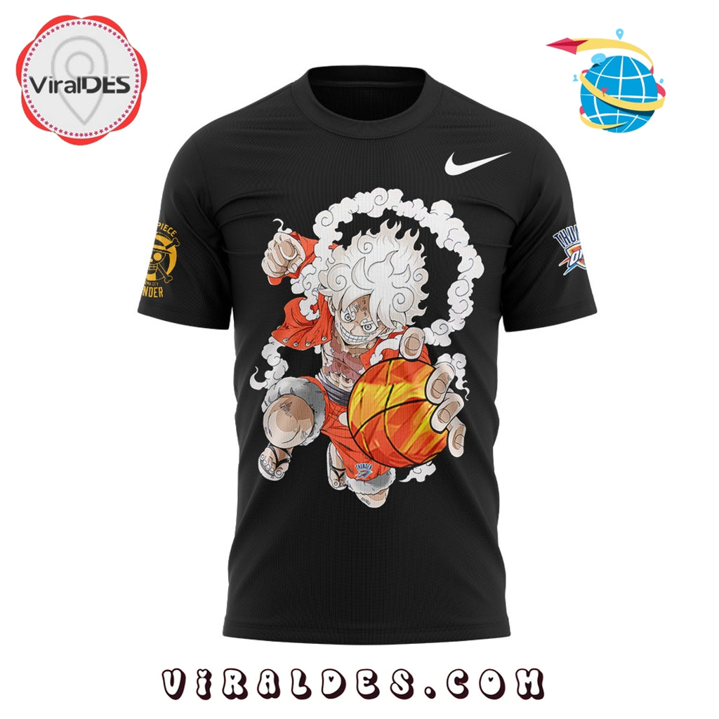 Oklahoma City Thunder Welcome Luffy Game Night Collab Hoodie