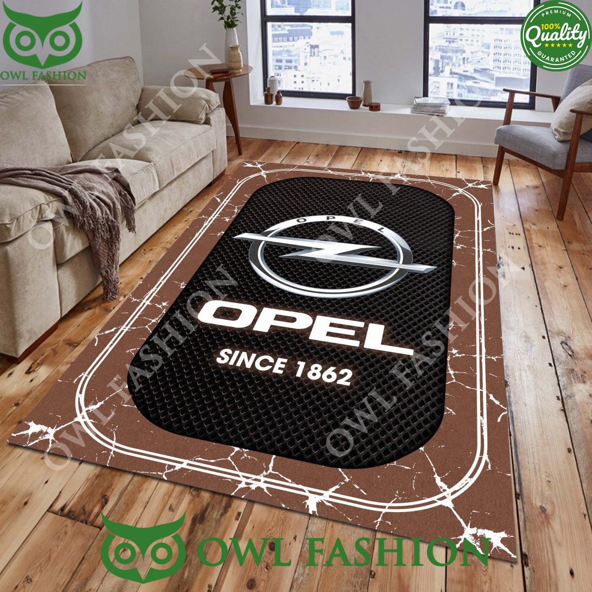 Opel 1862 Motorcycles Rug Carpet For Stone Marble