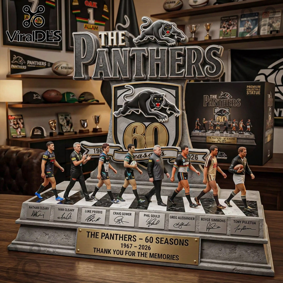 Penrith Panthers 60th Anniversary Premium Limited Edition Collectible Statue