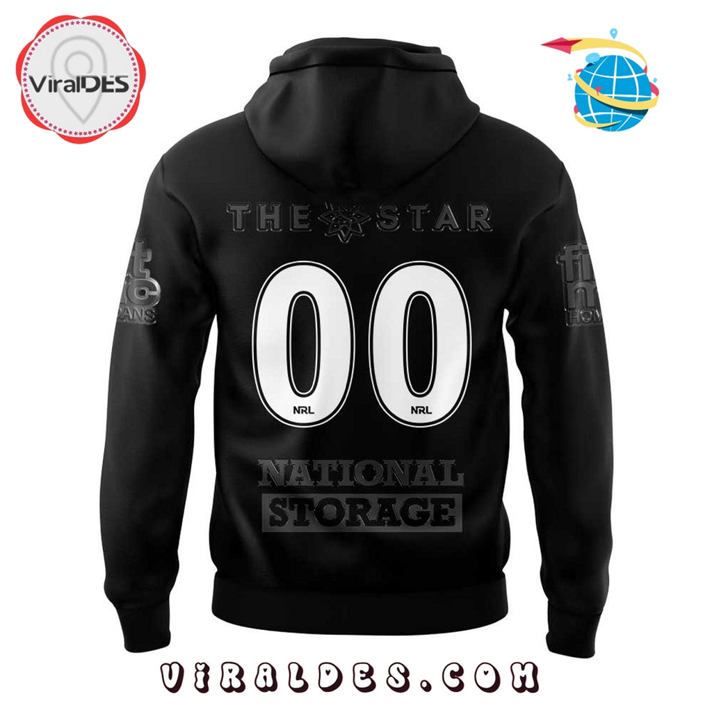 Personalized Brisbane Broncos The Star Black Hoodie, Long Pants