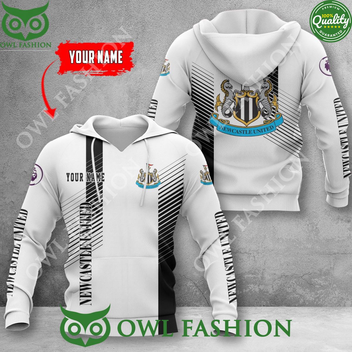 Personalized Newcastle United F.C Christmas For Fans 3D Hoodie