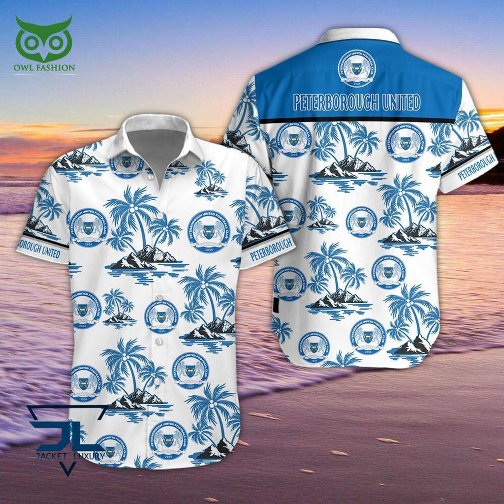 Peterborough United F.C Premier League Championship Hawaiian Shirt Shorts