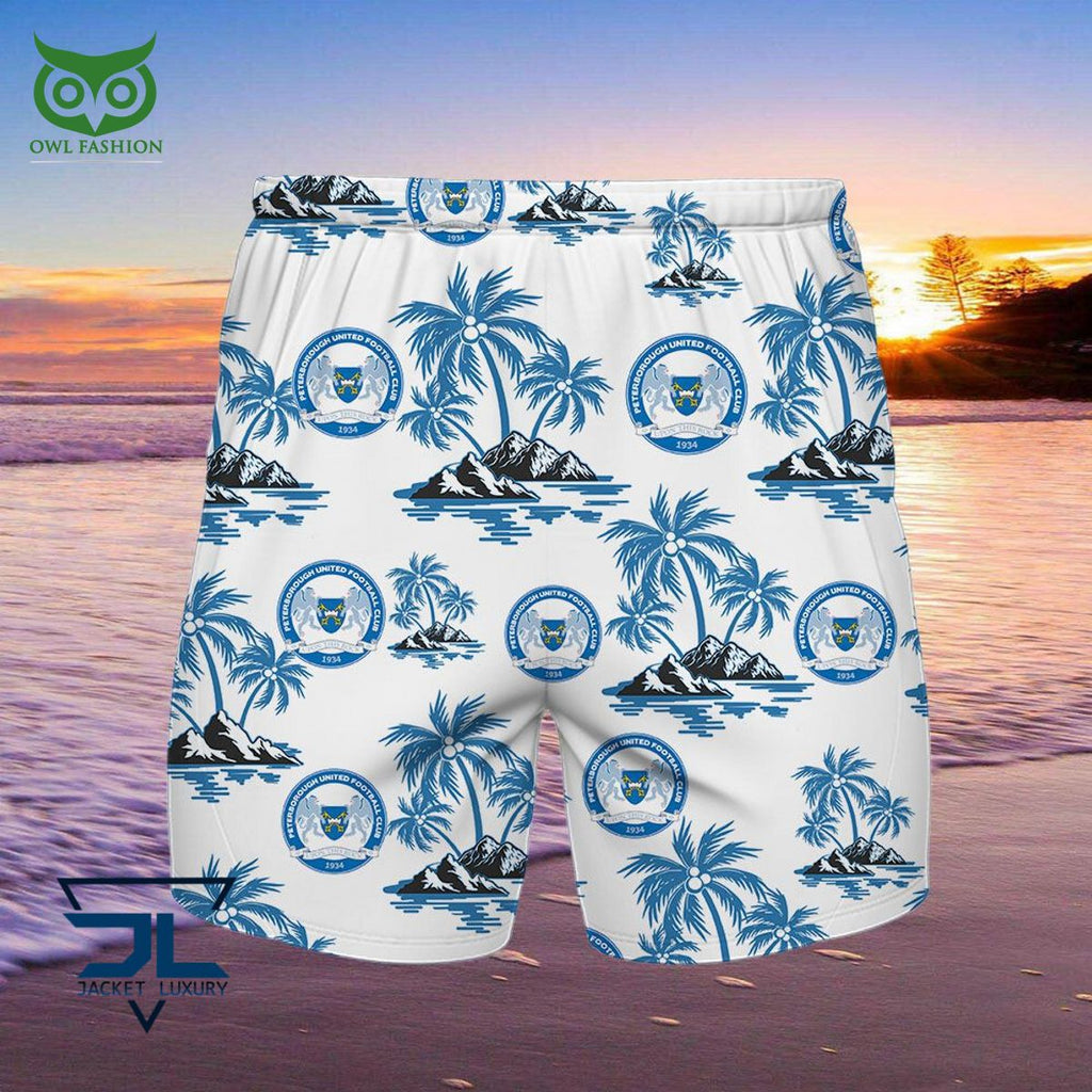 Peterborough United F.C Premier League Championship Hawaiian Shirt Shorts