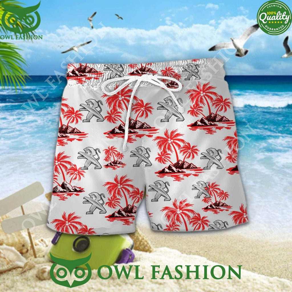 Peugeot Car Custom Color 2024 Hawaiian Shirt Short
