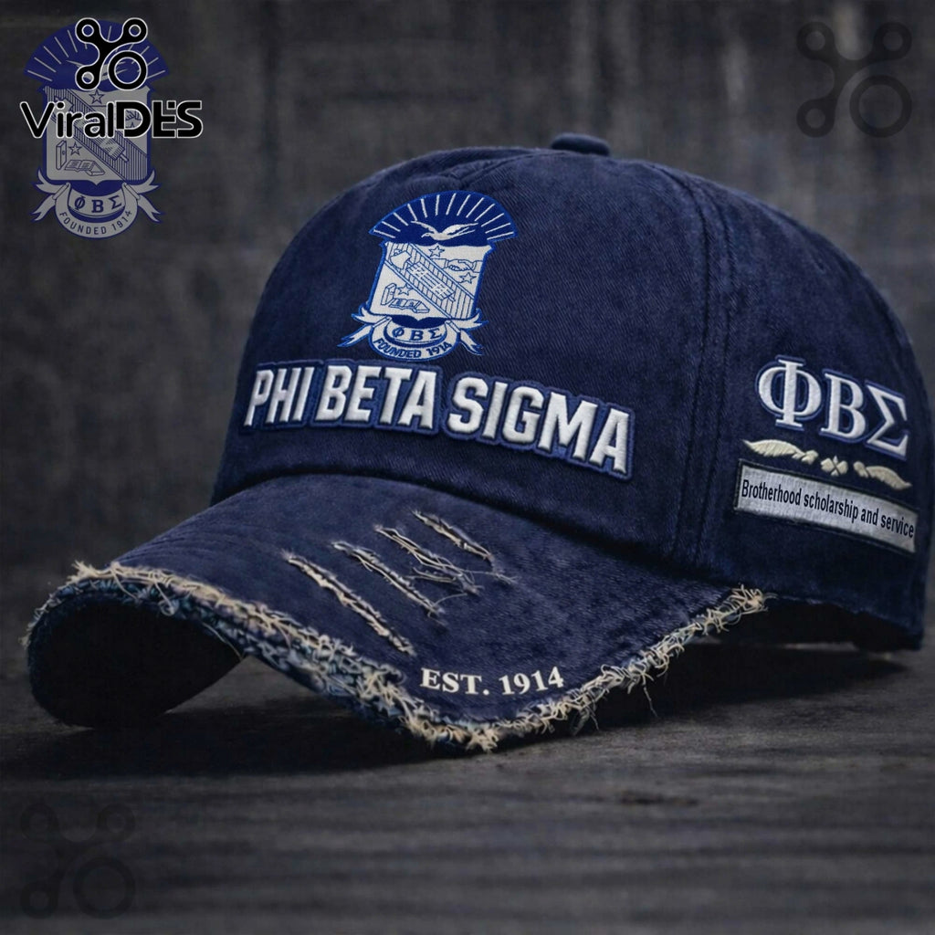 Phi Beta Sigma Fraternity – Brotherhood Scholarship Distressed Hat