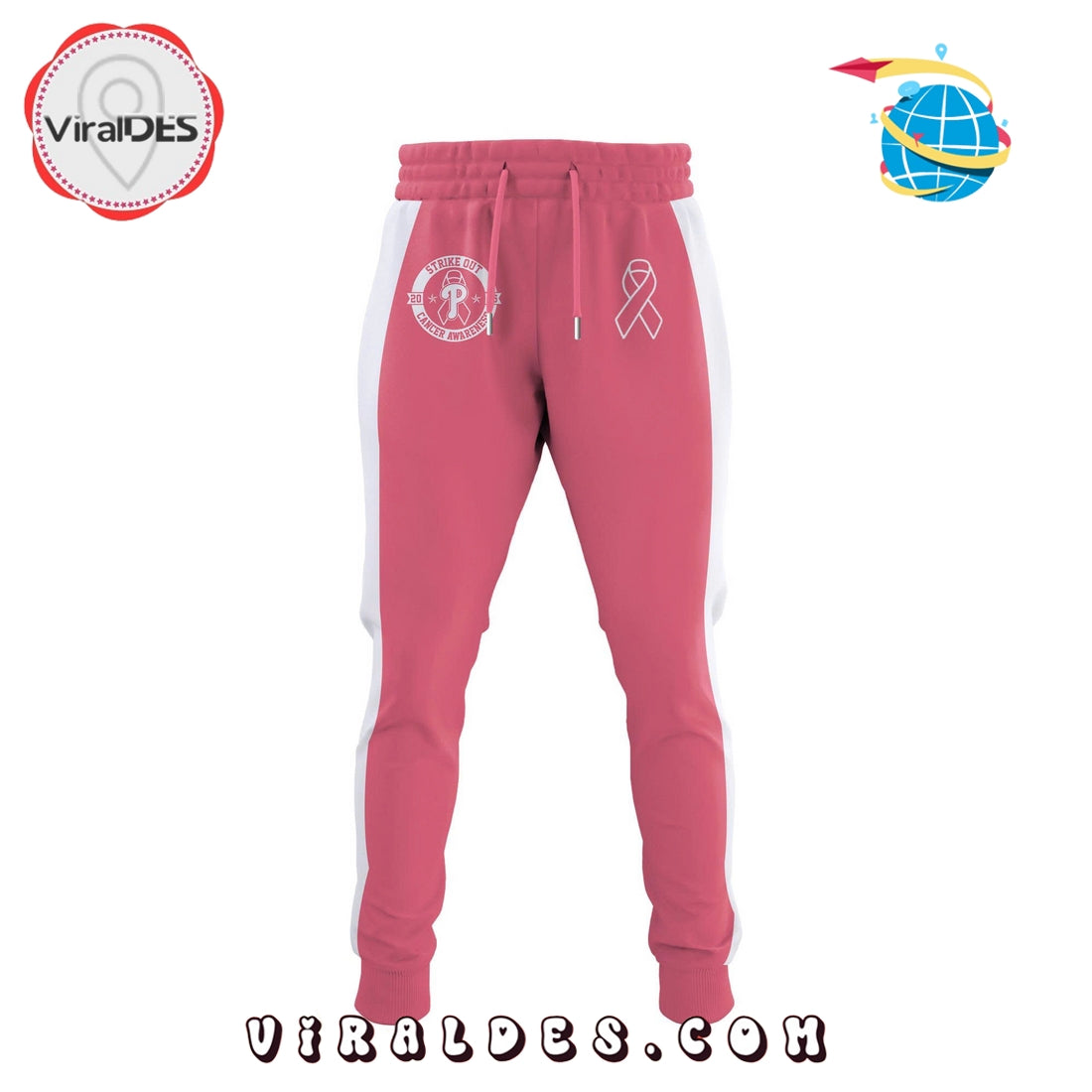Philadelphia Phillies 2025 Cancer Awareness Day Hoodie, Long Pants