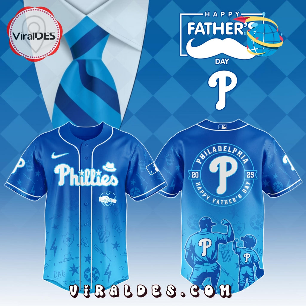 Philadelphia Phillies 2025 Father’s Day Baseball Jersey