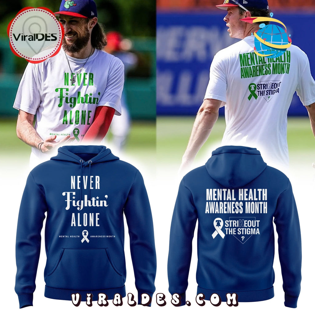 Philadelphia Phillies Mental Health Awareness Month Hoodie