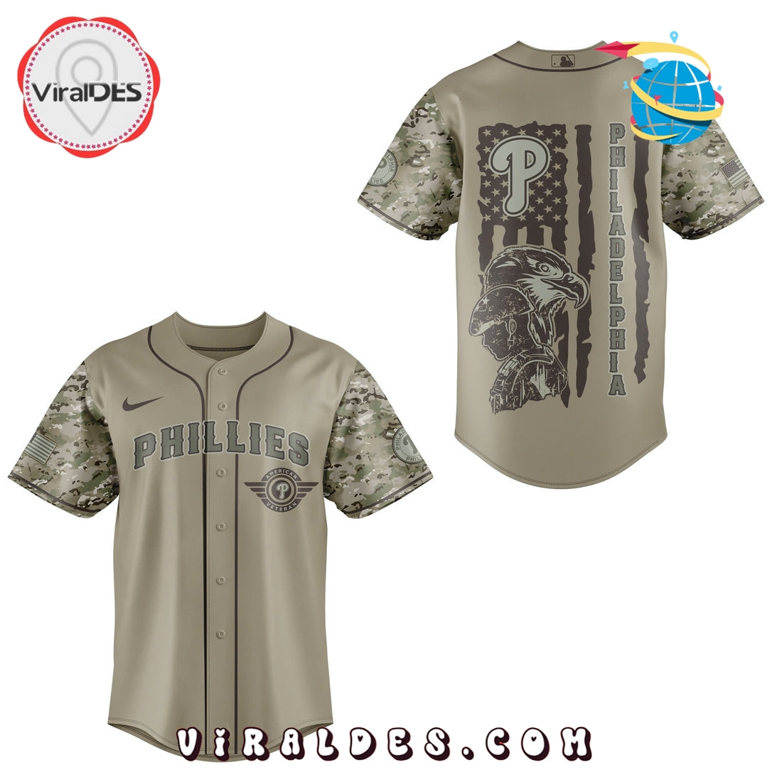 Philadelphia Phillies x Veteran U.S Baseball Jersey