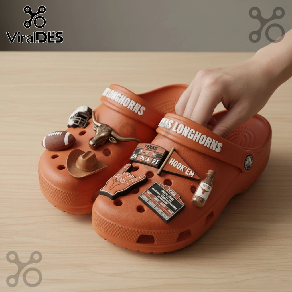 Premium Washington Huskies Crocs With Charms