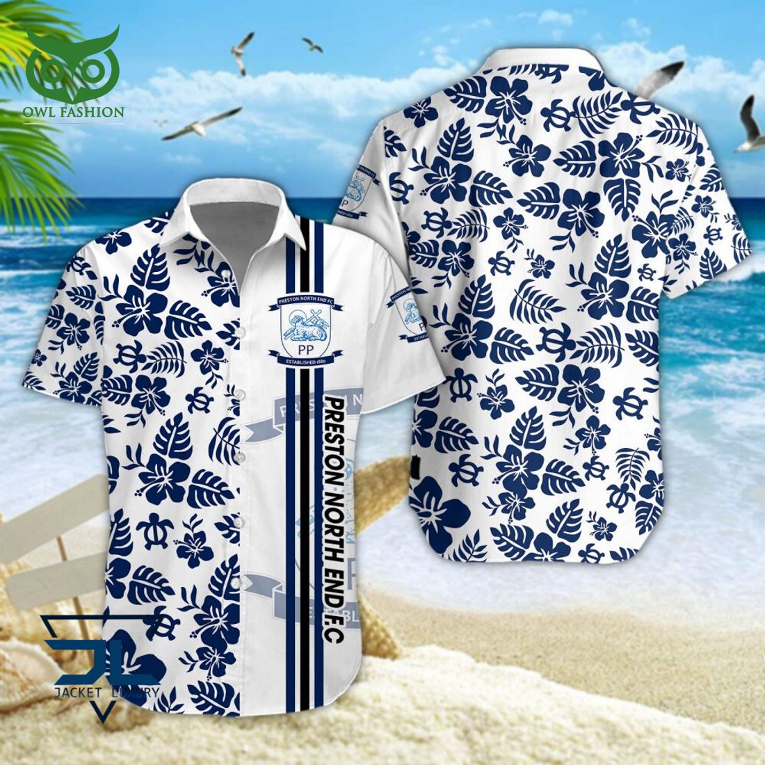 Preston North End F.C EFL Championship Hawaiian Shirt T-shirt