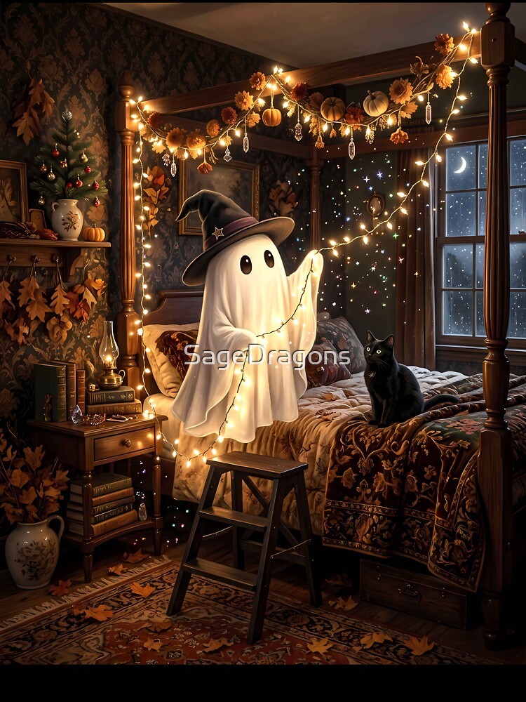 DECORATING FOR HALLOWEEN by SageDragons