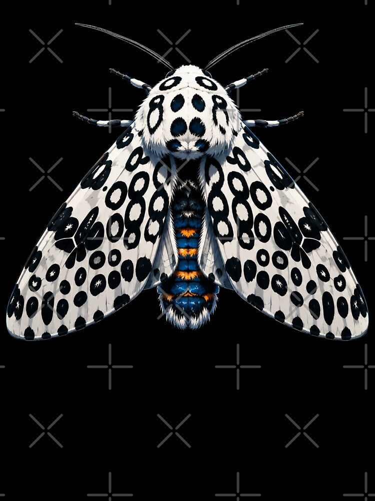 Giant Leopard Moth Hypercompe scribonia Anime Style by Harpagann