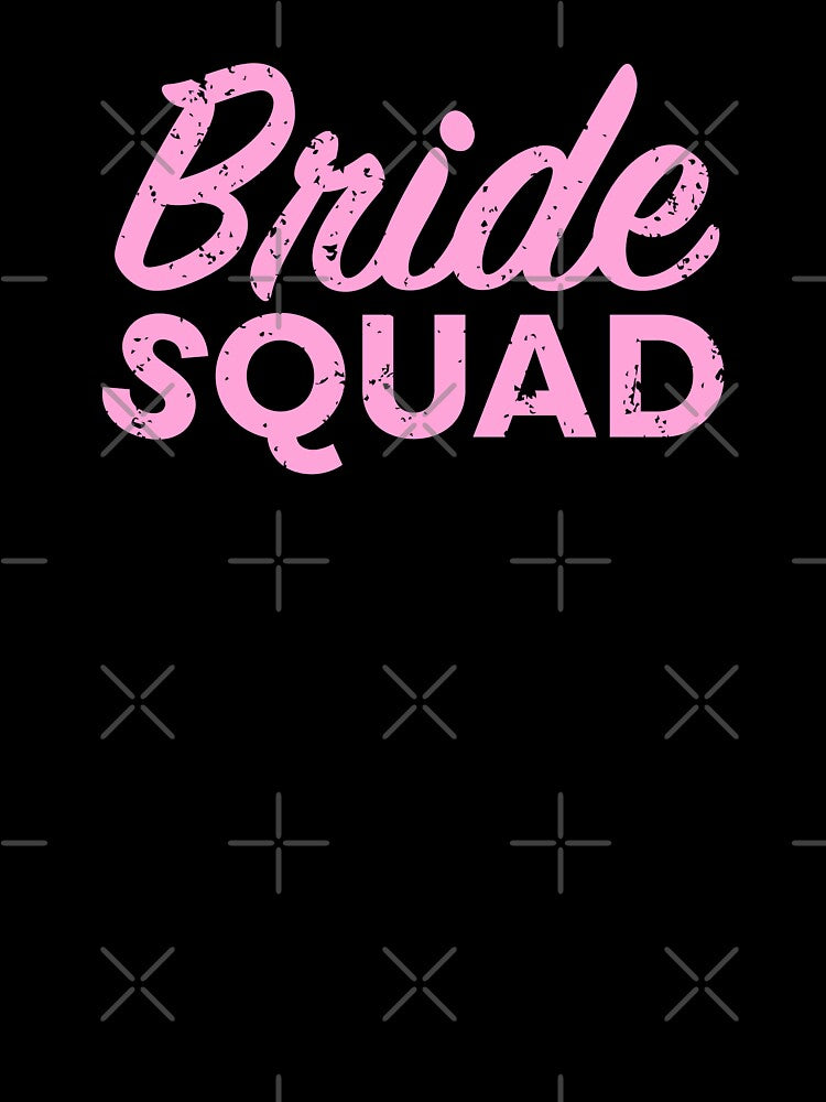 Bachelorette Party Shirts - Bridesmaids Bride Squad Shirt by MichaelCatelli
