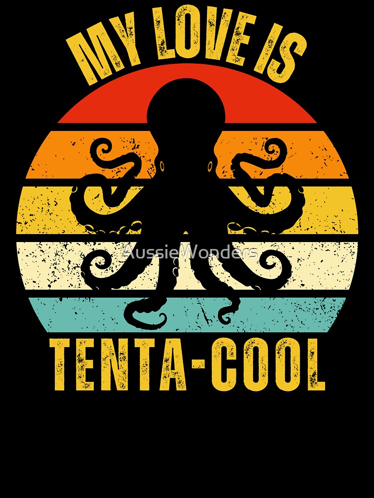 Octopus | Retro Sunset Octopus | Octopus Vintage Retro Sunset | Octopus Retro Sunset by AussieWonders