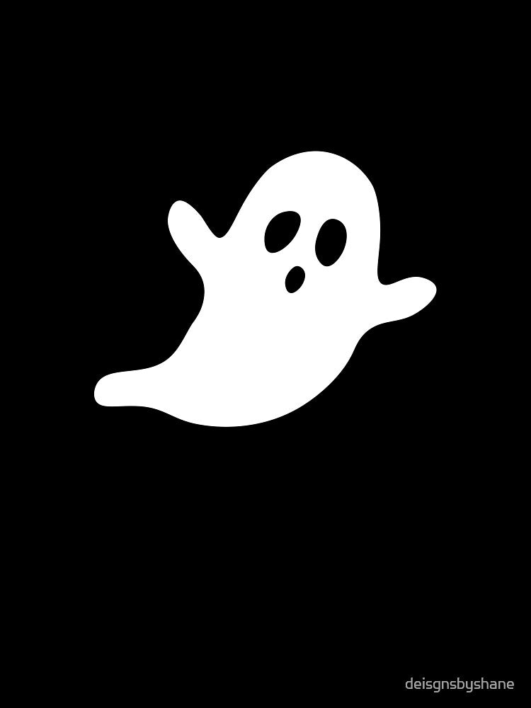 Cute White Ghost by deisgnsbyshane