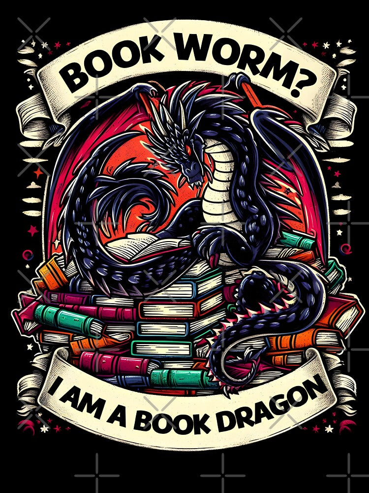 Book Worm? No, I am a Book Dragon by Boardgameo