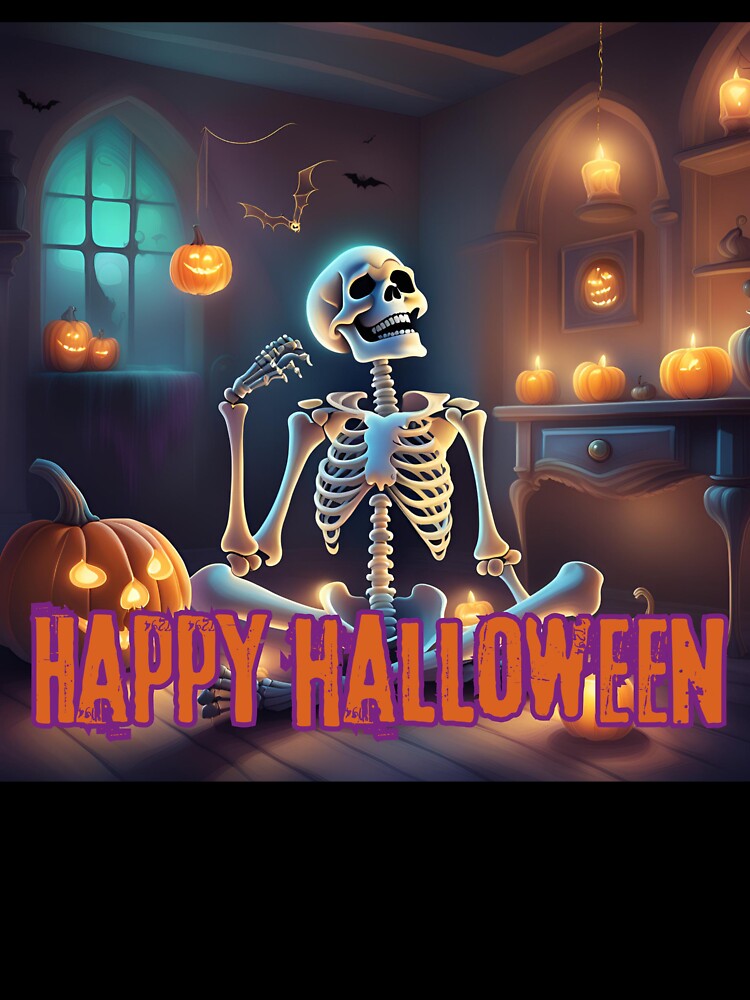 Happy skeleton by whatthefoxsays