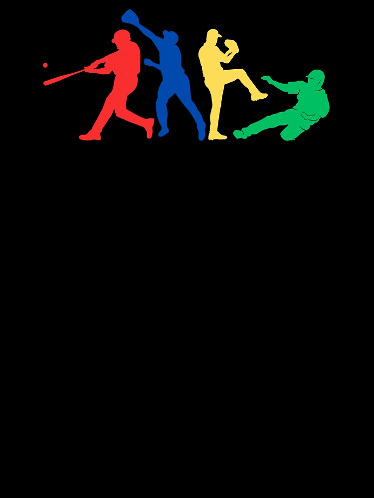 Baseball Action Silhouettes by DucksOnAPond