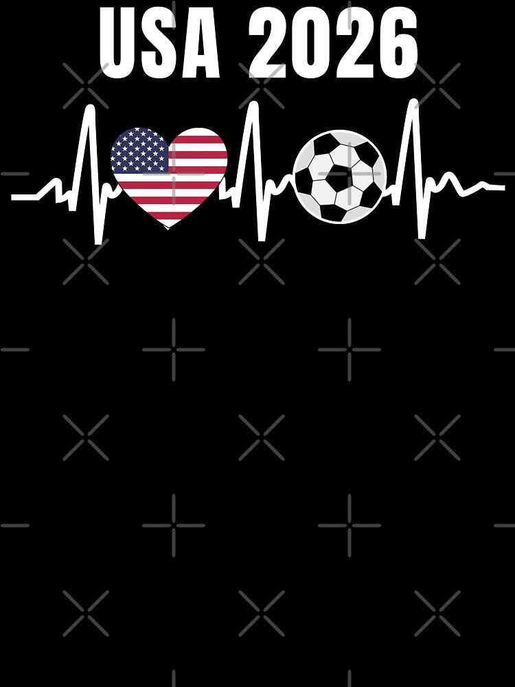 Soccer USA 2026 American Flag America World Cup Fan Gift by DogLover332